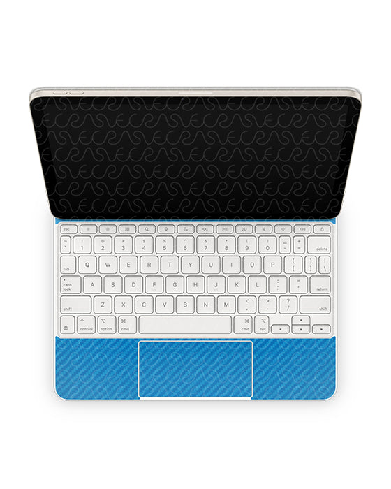 Magic Keyboard For iPad Air 11 M3 2025 Vinyl Skin Mockup PSD Template