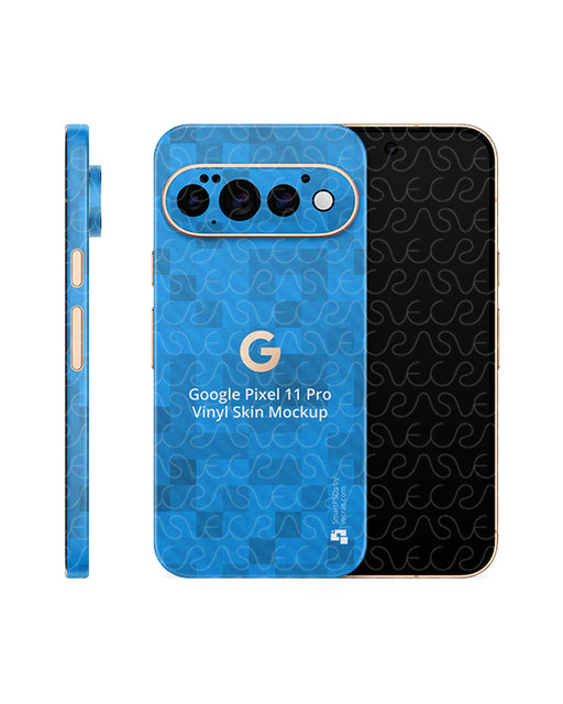Google Pixel 11 Pro Mobile 2026 | Skin Design Mockup PSD Template 