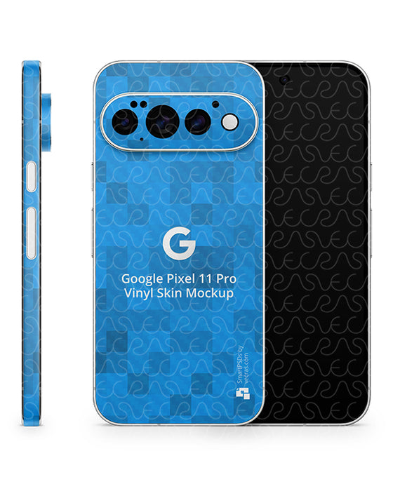 Google Pixel 11 Pro Mobile 2026 | Skin Design Mockup PSD Template