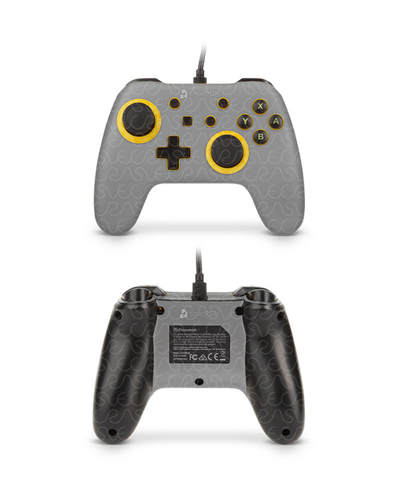 PowerA Nintendo Switch Wired Controller Pokemon Edition Skin Design Mockup Front
