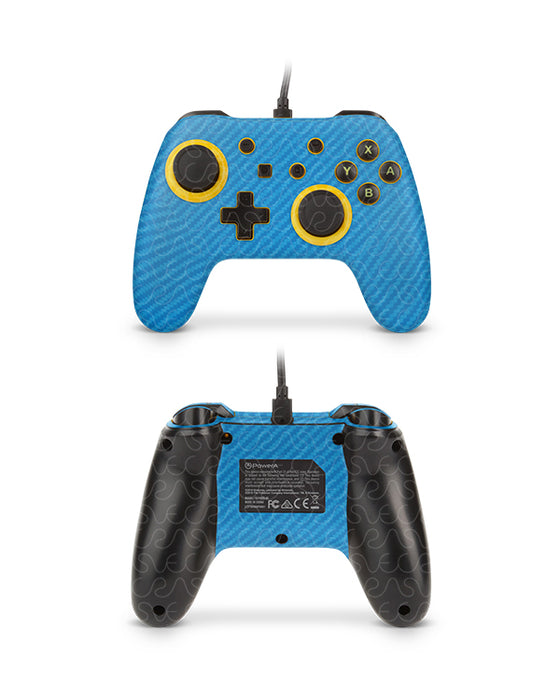 PowerA Nintendo Switch Wired Controller Pokemon Edition Skin Design Mockup Front