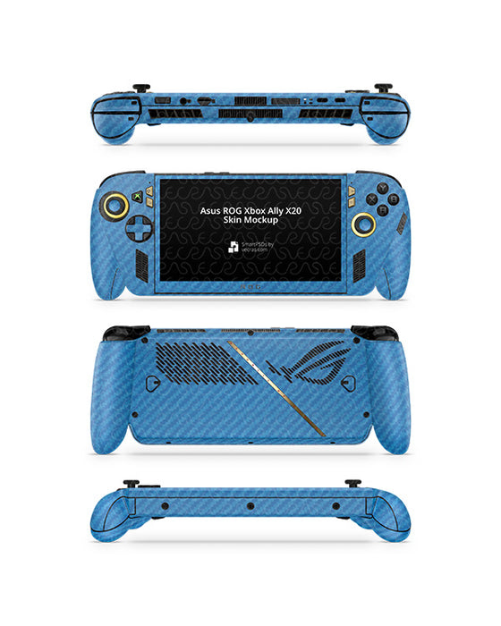 Asus ROG Xbox Ally X20 Gaming Handheld PC 2026 | Skin Design Mockup PSD Template