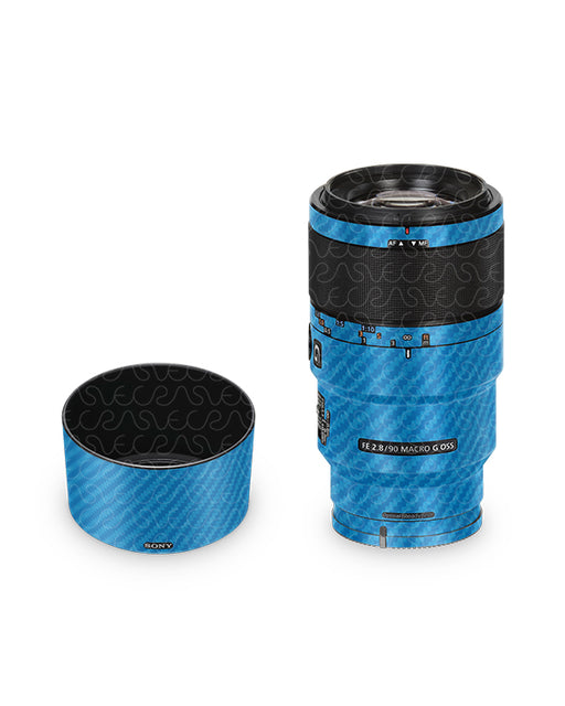 Sony FE 90mm F2.8 Macro G OSS Lens Skin Design Mockup Perspective