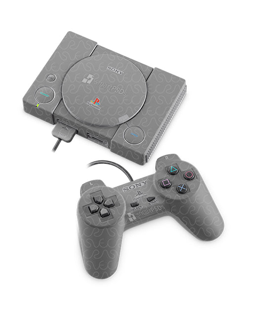Sony PlayStation Classic Console Skin Design Mockup