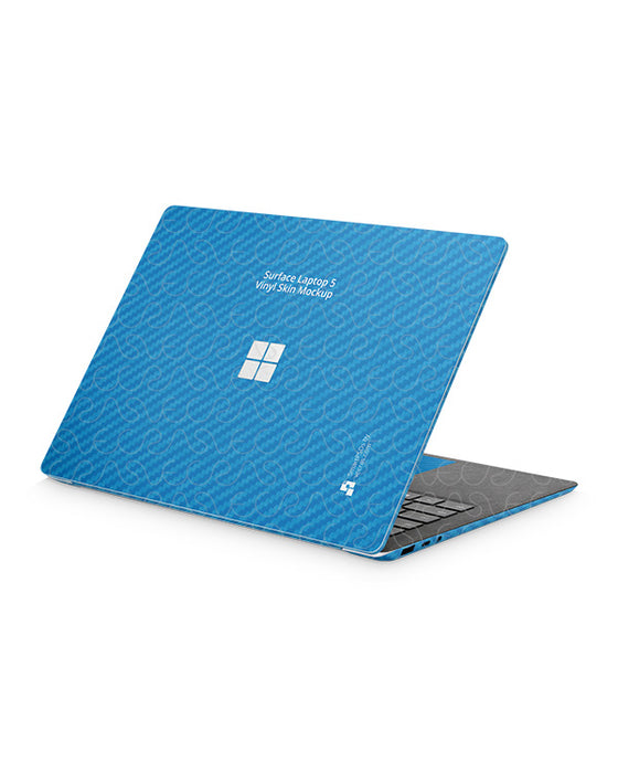 Surface Laptop 5 Vinyl Skin Mockup PSD Template