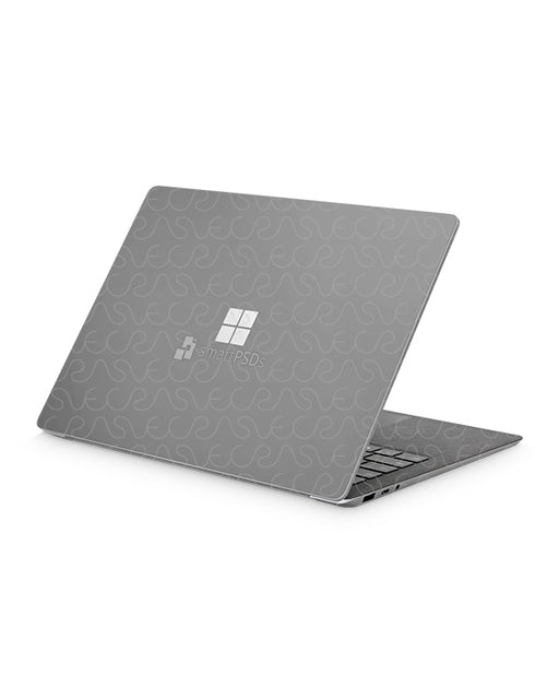 Surface Laptop 5 Vinyl Skin Mockup PSD Template