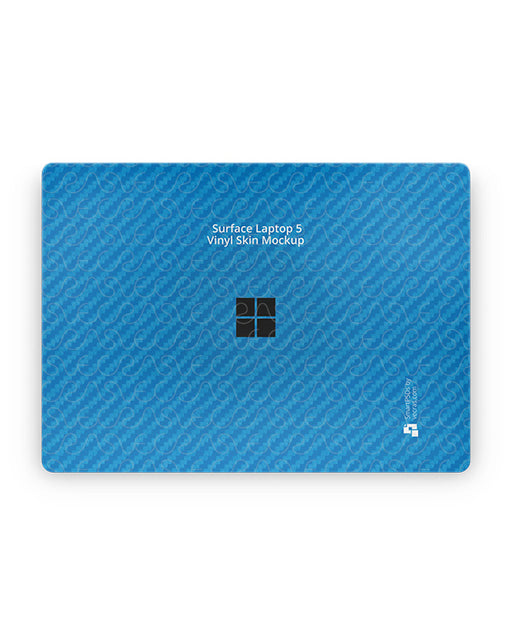 Surface Laptop 5 Vinyl Skin Mockup PSD Template