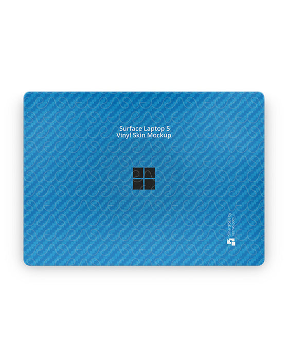 Surface Laptop 5 Vinyl Skin Mockup PSD Template