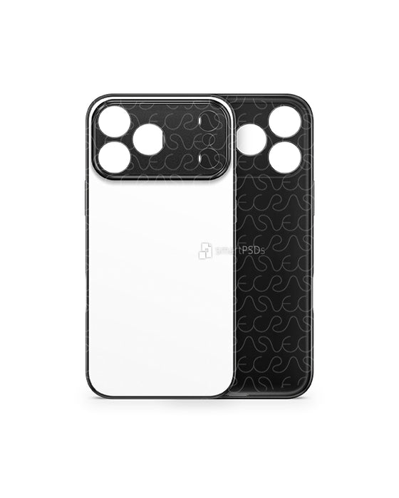 iPhone 18 Pro Max Mobile 2026 | 2D Rubberflex Mockup PSD Template