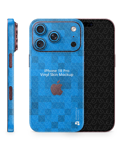 iPhone 18 Pro Mobile 2026 | Skin Design Mockup PSD Template