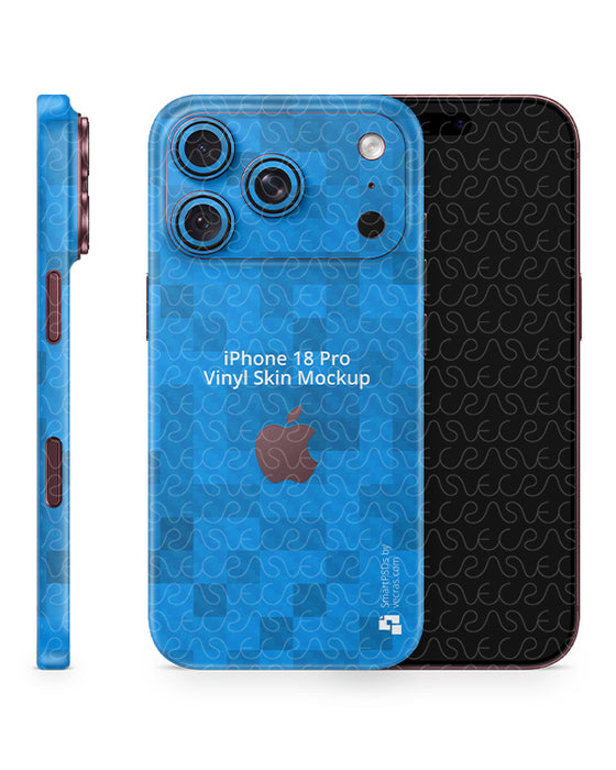 iPhone 18 Pro Mobile 2026 | Skin Design Mockup PSD Template
