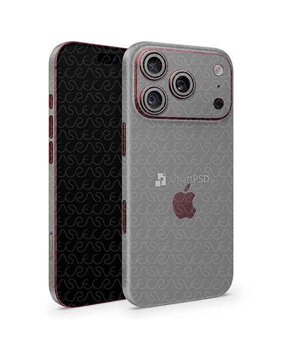 iPhone 18 Pro Max Mobile 2026 | Skin Design Mockup PSD Template Angled