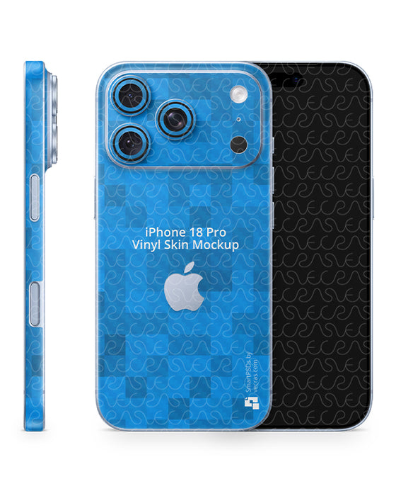 iPhone 18 Pro Mobile 2026 | Skin Design Mockup PSD Template
