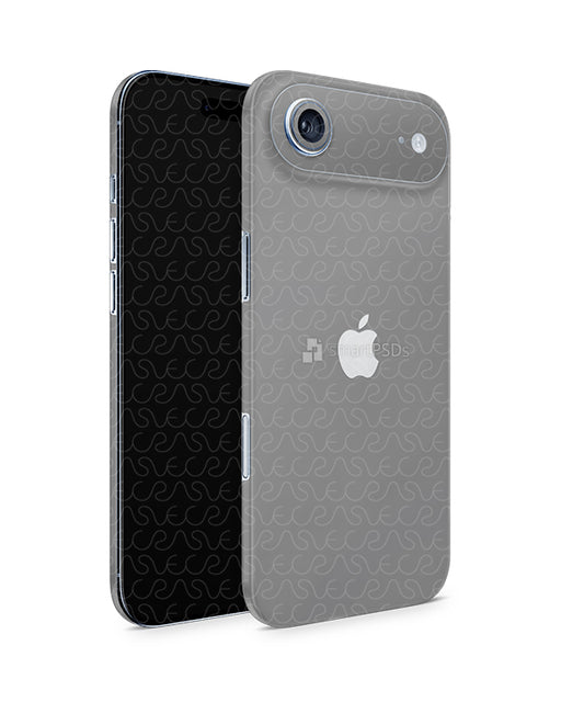 iPhone Air Full Wrap Skin Design Mockup Front Back Angled