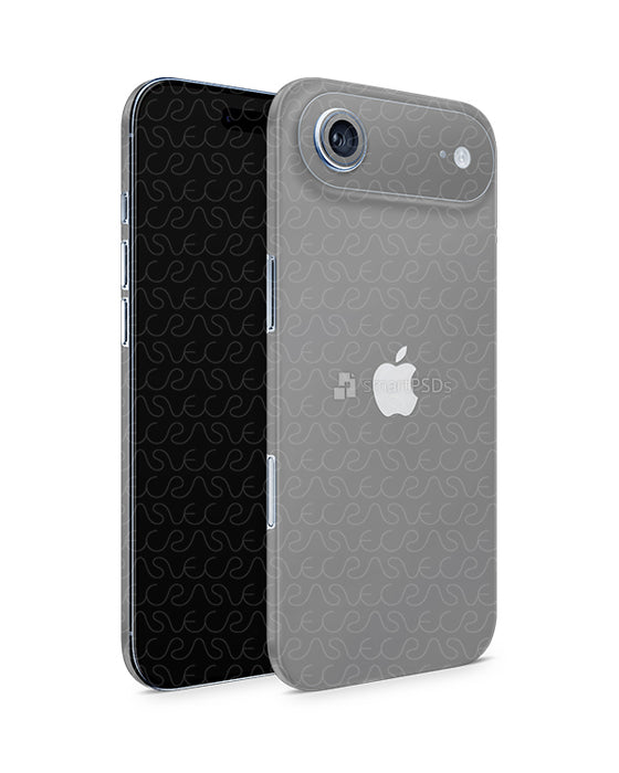 iPhone Air Full Wrap Skin Design Mockup Front Back Angled