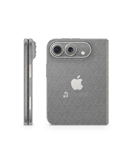 iPhone Duo Mobile 2026 | Skin Design Mockup PSD Template 