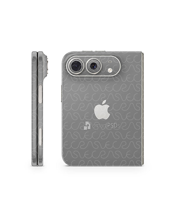iPhone Duo Mobile 2026 | Skin Design Mockup PSD Template 