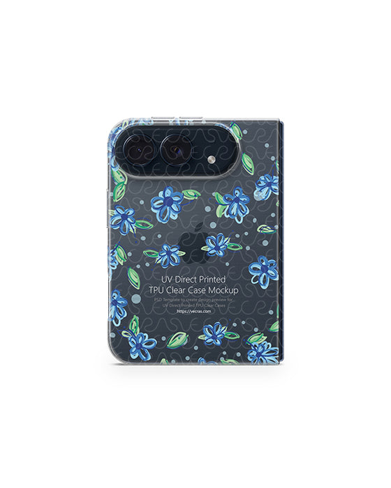 iPhone Duo Mobile 2026 | UV TPU Clear Mockup Template