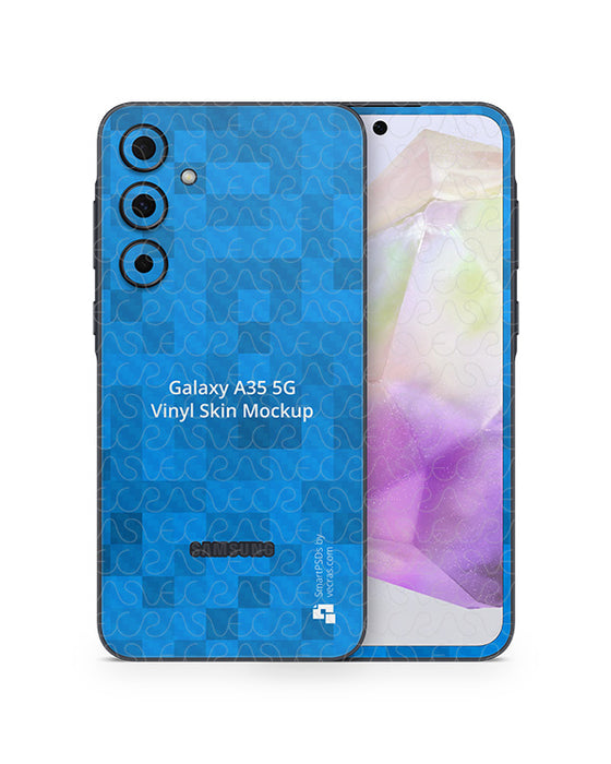 Galaxy A35 5G (2024) PSD Skin Mockup Template