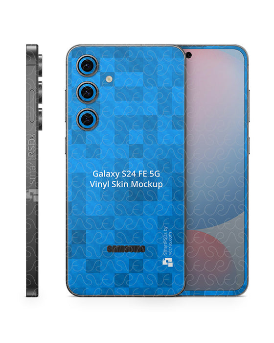 Galaxy S24 FE (2024) PSD Skin Mockup Template