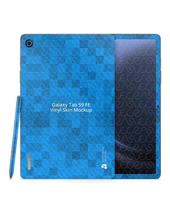 Galaxy Tab S9 FE (2023) PSD Skin Mockup Template