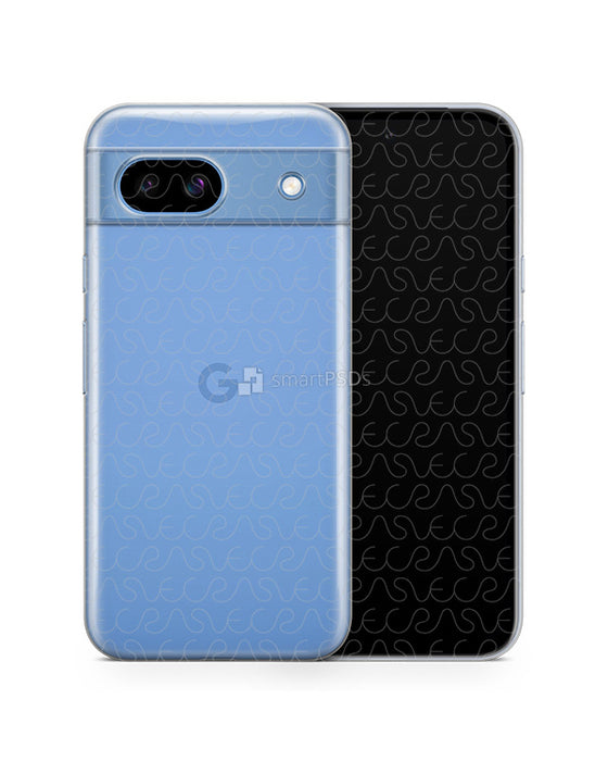 Google Pixel 8a (2024) TPU Clear Case Mockup