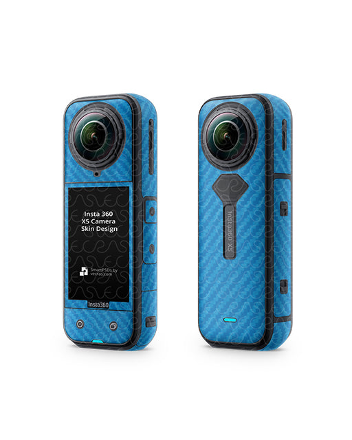 Insta360 X5 Action Camera 2025 | Skin Design Mockup PSD Template