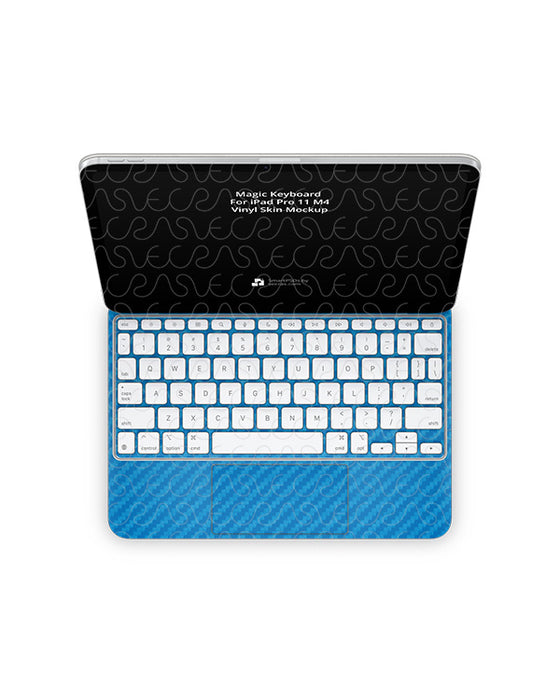 Magic Keyboard for iPad Pro 11 M4 (2024) Vinyl Skin Mockup PSD Template