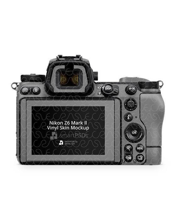 Nikon Z6 II Camera (2020) Vinyl Skin Mockup PSD Template