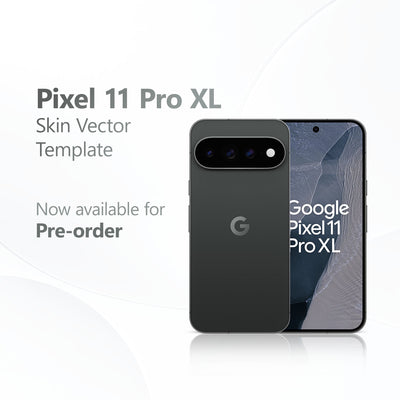 Google Pixel 11 Pro XL 5G Mobile 2026 | Vinyl Skin Cut File Template