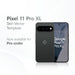 Google Pixel 11 Pro XL 5G Mobile 2026 | Vinyl Skin Cut File Template