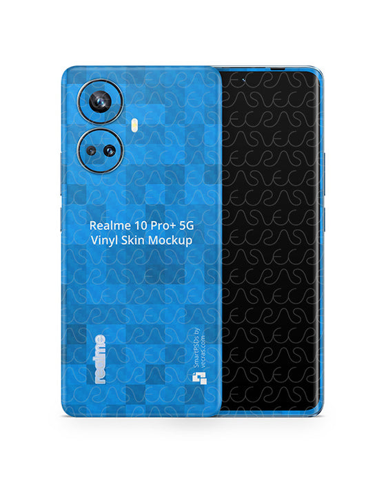 Realme 10 Pro+ 5G (2022) PSD Skin Mockup Template