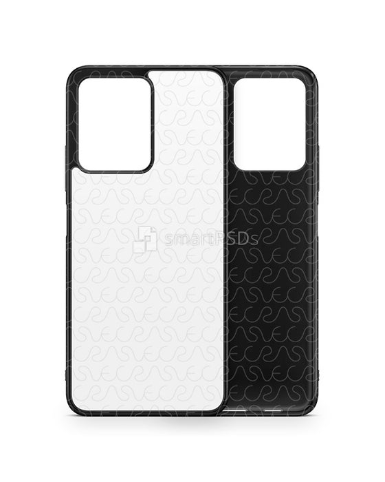 Redmi Note 12 4G (2023) 2d Rubber Flex Case Design Mockup
