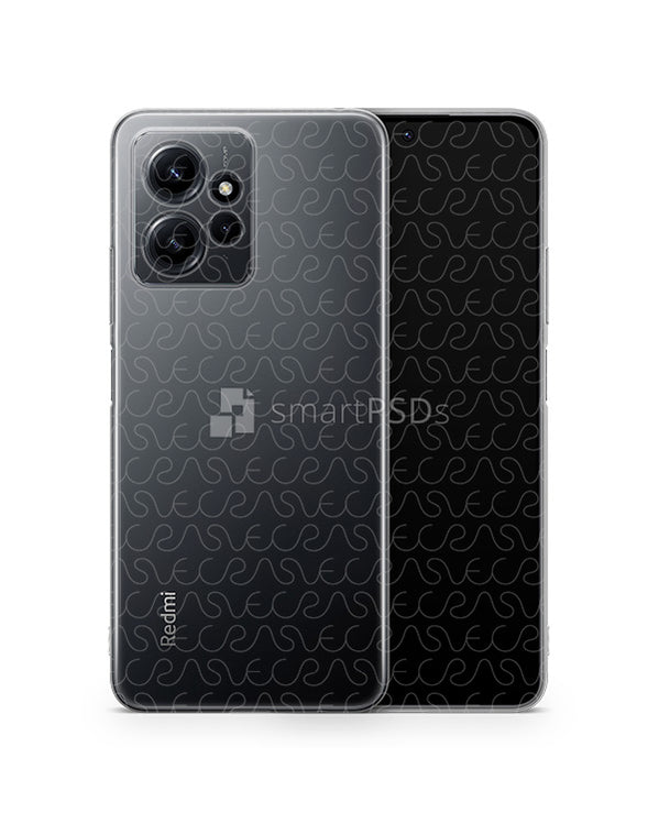 Redmi Note 12 4G (2023) TPU Clear Case Mockup — VecRas