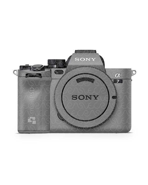 Sony A7 IV Camera (2021) Vinyl Skin Mockup PSD Template — VecRas
