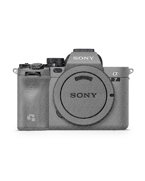 Sony A7 IV Camera (2021) Vinyl Skin Mockup PSD Template