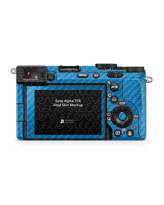 Sony Alpha 7CR (2023) Vinyl Skin Mockup PSD Template