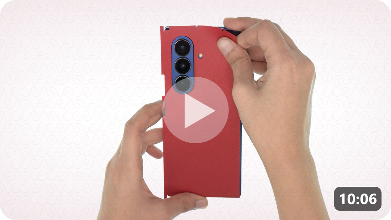Samsung Galaxy Z Fold 7 Mobile 2025 Vinyl Skin Wrap Application Video Tutorial