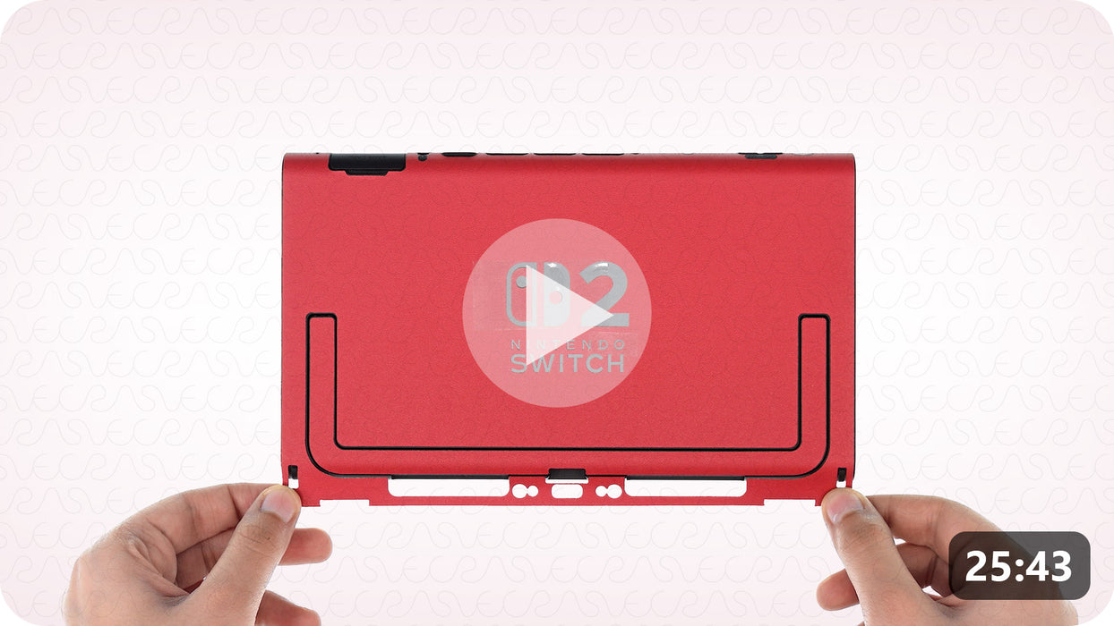 Nintendo Switch 2 Handheld Gaming Vinyl Skin Application Tutorial