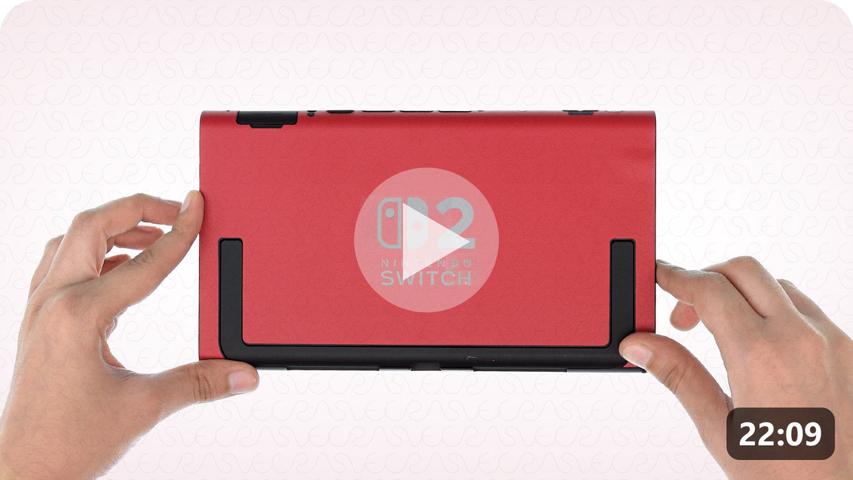 Nintendo Switch 2 Handheld Gaming Vinyl Skin Application Tutorial