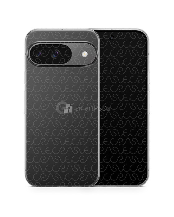 Google Pixel 9 (2024) TPU Clear Case Mockup