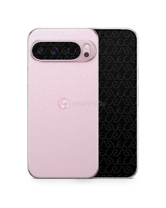 Google Pixel 9 Pro XL (2024) TPU Clear Case Mockup