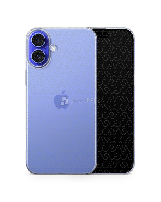 iPhone 16 Plus (2024) TPU Clear Case Mockup