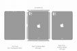iPad Pro 11 Full Wrap Skin Vector CutFile Template