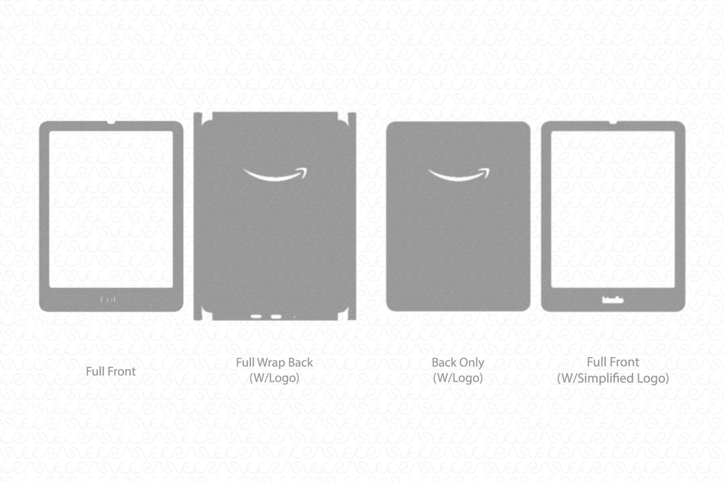 Kindle ColorSoft Skin CutFile Template 