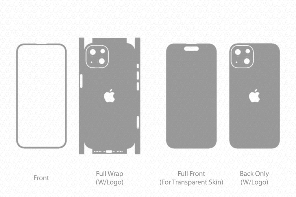 iPhone 15 Plus Skin Vector CutFile Template 2023