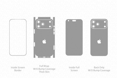 iPhone 18 Pro Max Mobile 2026 | Vinyl Skin Cut File Template