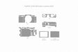 FujiFilm X-M5 Mirrorless Camera 2024 | Vinyl Skin Cut File Template