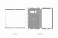 Google Pixel Fold Full Wrap Skin Vector CutFile Template