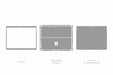 Surface Pro 8 Full Wrap Skin Vector CutFile Template